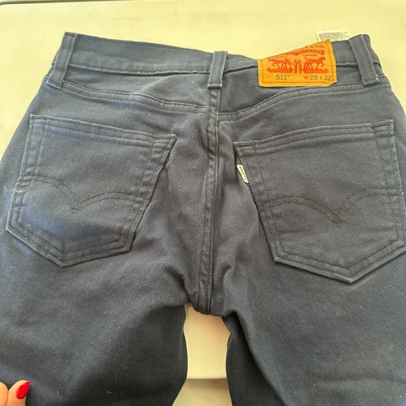 Navy blue 511 Levi’s 28x32 only worn once - Picture 2 of 5